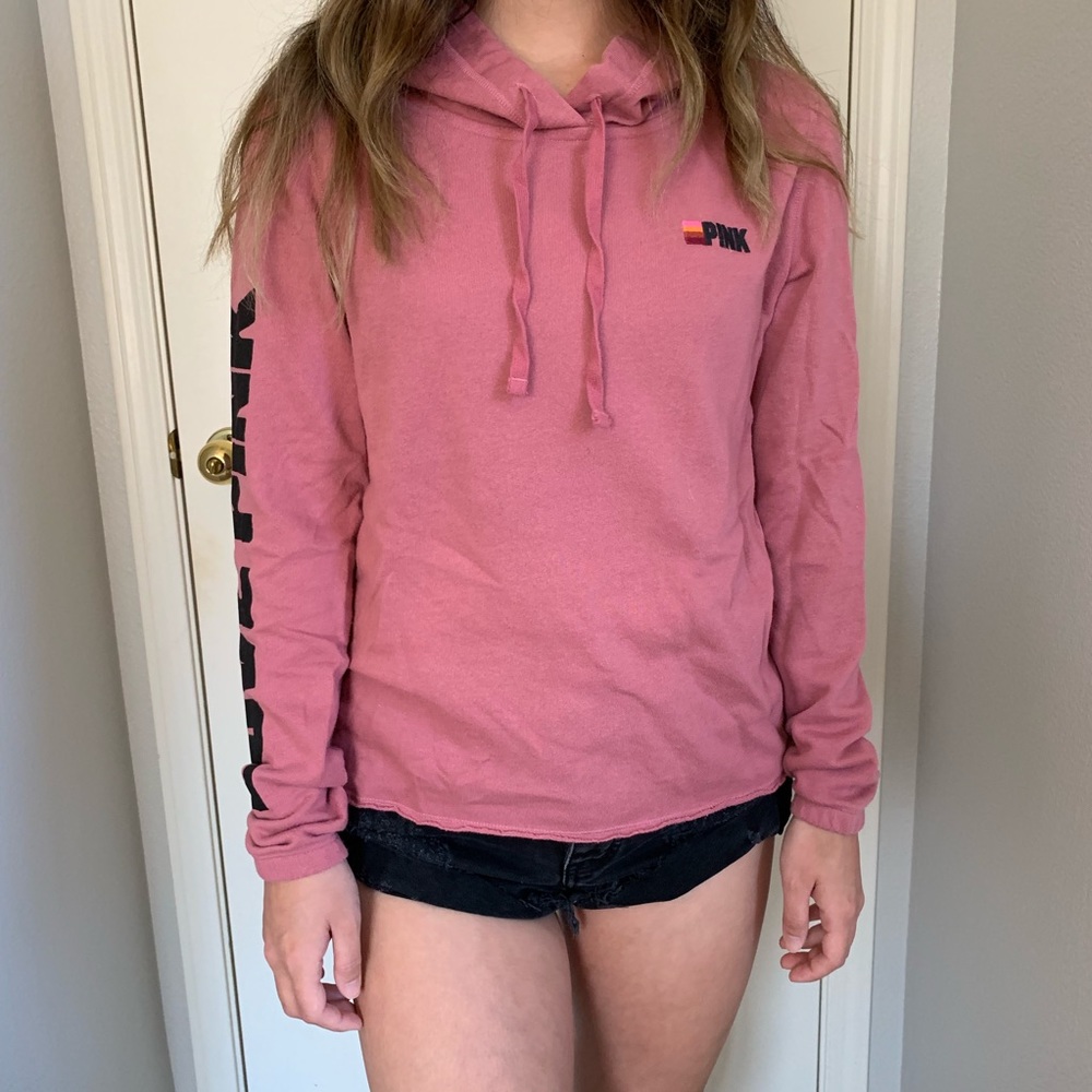 VS pink hoodie